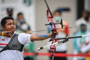 Tim Panahan Indonesia Borong Emas dari Recurve Beregu Putra