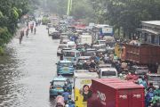Hingga Kamis petang, Banjir di Jakarta Rendam 80 RT dan 23 Ruas Jalan
