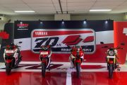 Yamaha Rayakan 70 Tahun dengan Livery Legendaris Merah Putih