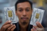 Harga Emas Antam Turun Rp20.000 Jadi Rp2,839 Juta/Gram pada Rabu Pagi