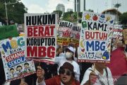 Ibu Rumah Tangga Gelar Aksi Dukung Keberlanjutan Program MBG di Jakarta