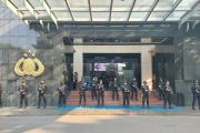 Jelang Jumpa Pers, Polda Metro Dijaga Personel Brimob Bersenjata Lengkap