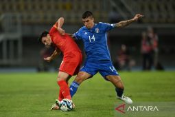 Italia menang 2-0 atas Moldova, sekaligus jaga asa lolos Piala Dunia