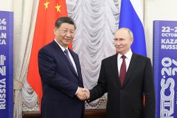 Putin dan Xi Awali Tahun Baru dengan Pesan Solidaritas Rusia dan China
