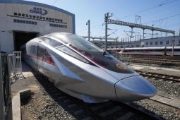 Kereta tercepat di dunia ini melaju hingga 453 km/jam saat uji coba