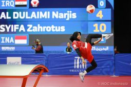 Syifa sumbang perunggu untuk Indonesia di AYG 2025 lewat aksi gemilang di teqball