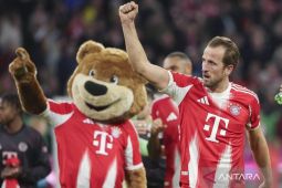 Harry Kane bidik rekor gol Lewandowski di Bundesliga