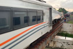 Kereta Purwojaya anjlok di Kabupaten Bekasi, jalur utama sempat macet total