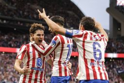 Lanjutkan tren positif, Atletico Madrid bantai Sevilla 3-0