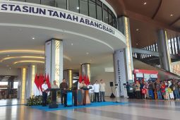 Presiden Prabowo resmikan Stasiun Tanah Abang dengan tampilan baru