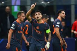 Inter Milan amankan tiga poin tipis di kandang usai tumbangkan Kairat Almaty 2-1