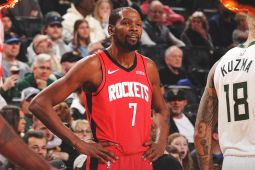 Kevin Durant bawa Rockets menang dramatis atas Bucks 122-115