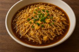 Resep tumis enoki telur saus tiram yang praktis dan bikin nagih untuk bekal