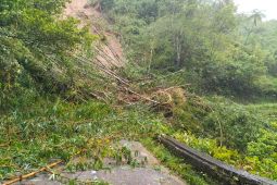 Longsor timbun jalan provinsi penghubung Agam-Bukittinggi