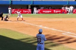 Timnas bisbol Indonesia berhasil taklukkan Laos dengan comeback tipis