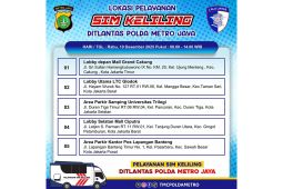 5 lokasi SIM Keliling di Jakarta hari Rabu ini