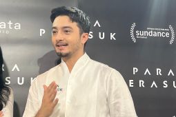 Main alat musik tamtam jadi tantangan Bryan Domani di film "Para Perasuk"