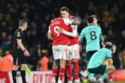 Menang dramatis di menit akhir, Arsenal bungkam Wolves di Emirates