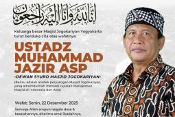 Ustadz Jazir ASP, Ketua Dewan Syuro Masjid Jogokariyan Yogyakarta meninggal dunia