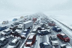 Tabrakan Beruntun Libatkan 50 Kendaraan di Jepang, Dua Orang Tewas