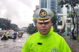 Contra Flow Khusus Motor Diberlakukan di Jalan DI Panjaitan Imbas Banjir