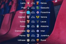 Jadwal Serie A Italia Pekan 23: Inter Berpeluang Jauhi AC Milan