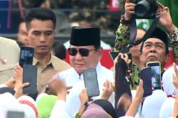 Prabowo Hadiri Mujahadah Kubro NU, Ribuan Jamaah Padati Stadion Gajayana