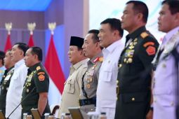 Prabowo Ingatkan TNI dan Polri untuk Tetap Bersatu dan Dicintai Rakyat