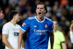 Real Madrid Jaga Jarak dari Barcelona Usai Menang 2-0 atas Valencia