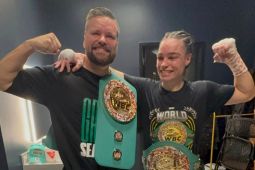 Caroline Veyre Resmi Dinobatkan Sebagai Juara Dunia WBC usai Bungkam Delfine