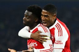 Gol Cepat Bukayo Saka Kokohkan Arsenal di Puncak Klasemen