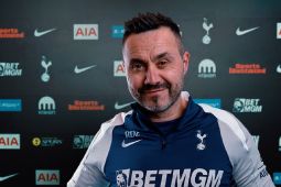 De Zerbi Ingin Lama di Tottenham, Target Selamat dari Degradasi