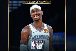 Shai Gilgeous-Alexander Raih Penghargaan NBA Clutch Player of the Year