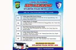 5 Lokasi SIM Keliling di Jakarta Hari Jumat Ini