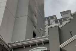 Kebakaran Melanda Apartemen Mediterania di Tanjung Duren Jakarta Barat