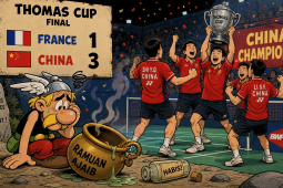 Asterix Kehabisan Ramuan Ajaibnya di Final Piala Thomas 2026