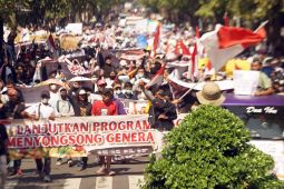 Ribuan Mitra SPPG di Trenggalek Gelar Aksi Damai Dukung MBG