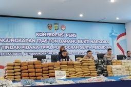 17,45 Ton Narkoba Disita Polda Metro Jaya pada Periode Januari-Juni 2026