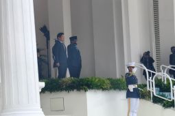 Prabowo Sambut PM Singapura Lawrence Wong di Istana Merdeka
