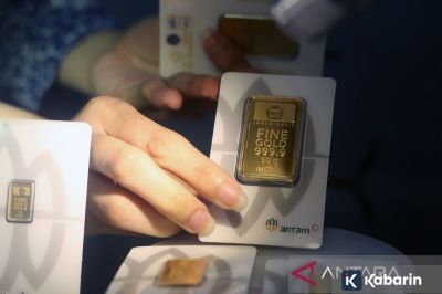 Harga emas Antam turun Rp14 Ribu, ini rincian lengkapnya hari ini berikut pajak