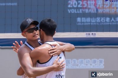 Langkah mulus voli pantai putra Indonesia masih berlanjut di SEA Games 2025