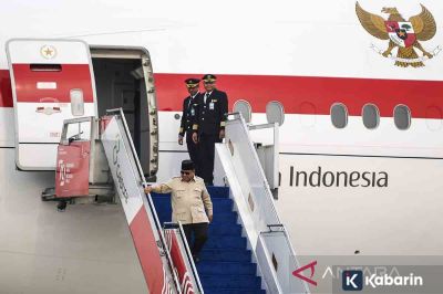 Prabowo Tiba di London untuk Perkuat Kerja Sama Strategis RI-Inggris