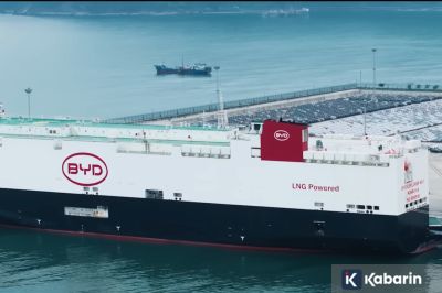 BYD ngirim 1 juta mobil pake delapan kapal raksasa