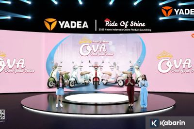 Yadea luncurkan OVA, sepeda listrik stylish yang nyaman untuk perempuan aktif