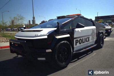 Polisi Las Vegas kini patroli pakai tesla Cybertruck Futuristik
