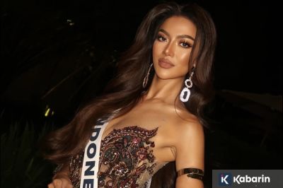 Sanly Liu tampil elegan dengan kebaya Garuda di Miss Universe 2025