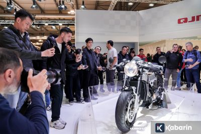QJ Motor tampilkan motor klasik modern bergaya café racer di EICMA 2025