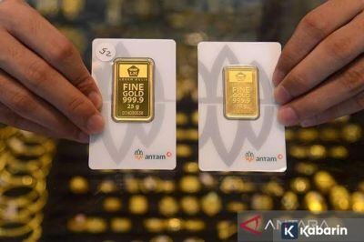 Emas Antam kembali naik awal pekan ini jadi Rp2,3 juta per gram