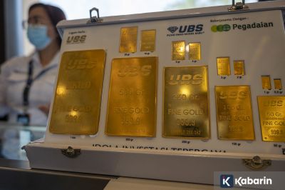 Harga emas UBS dan Galeri24 sama-sama turun pada hari Rabu ini