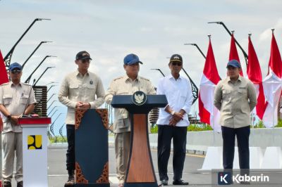 Prabowo soroti peran Jembatan Kabanaran dalam dorong ekonomi dan pariwisata